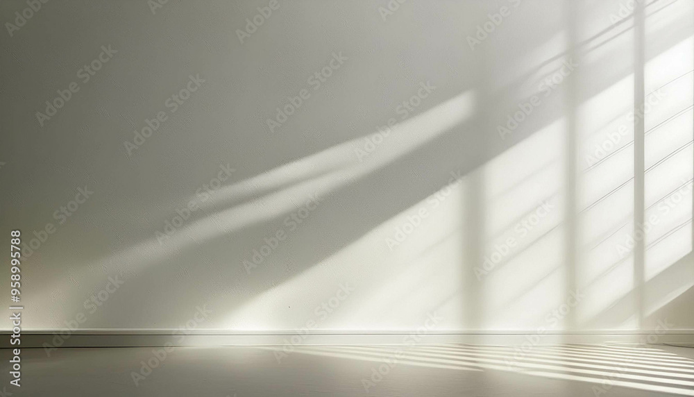 Realistic and minimalist blurred natural light windows, shadow overlay on wall paper texture Realistic and minimalist blurred natural light windows, shadow overlay on wall paper texture