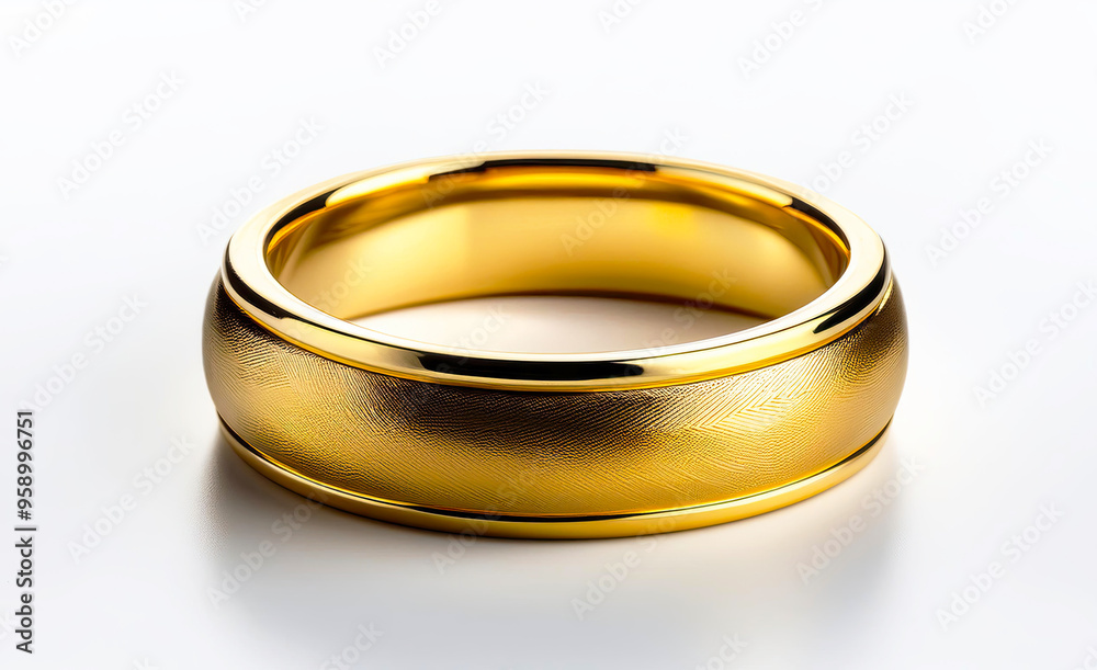 Wedding ring on white background Wedding ring on white background
