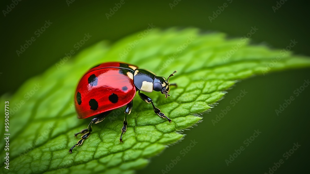 Ladybug on a Leaf