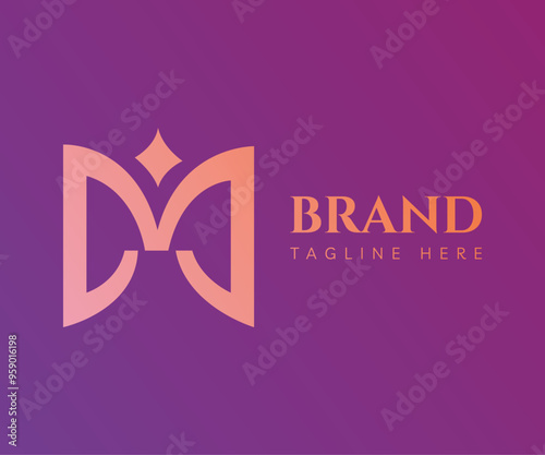 Letter M logo icon design template elements. Usable for Branding and Business Logos.
