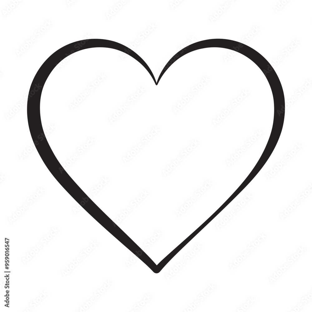 Valentine heart icon. Heart shape Isolated on white background Vector eps. Valentine heart icon. Heart shape Isolated on white background Vector eps.