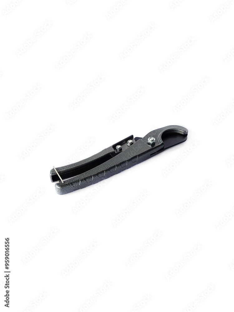 Wire cutter pliers isolated on white background. Wire cutter pliers isolated on white background.