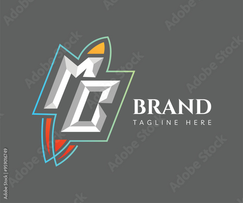 Letter MB logo icon design template elements. Usable for Branding and Business Logos.