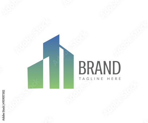 Building logo icon design template elements. Usable for Branding and Business Logos. 