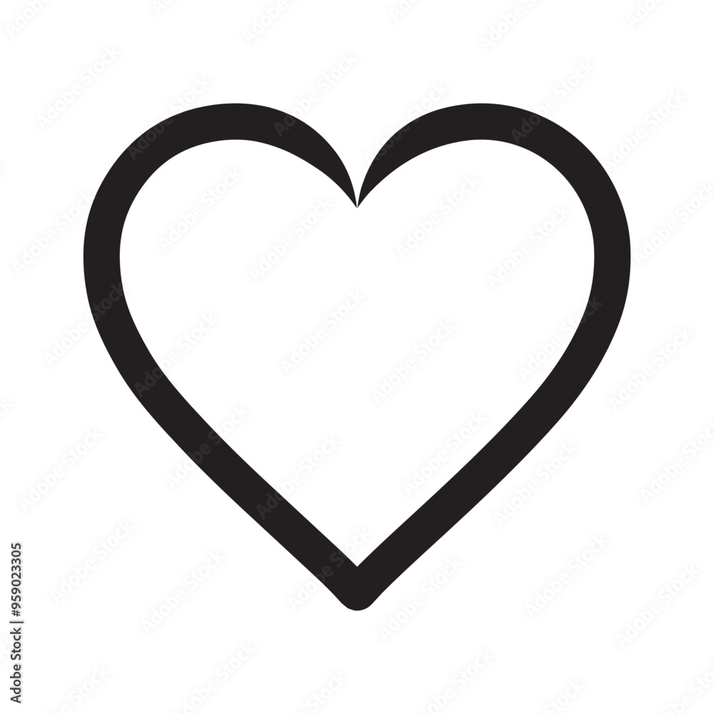 Valentine heart icon. Heart shape Isolated on white background Vector eps. Valentine heart icon. Heart shape Isolated on white background Vector eps.