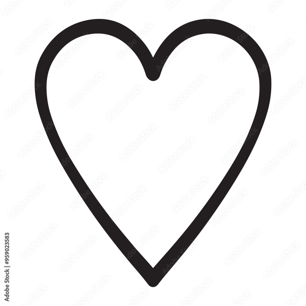 Valentine heart icon. Heart shape Isolated on white background Vector eps. Valentine heart icon. Heart shape Isolated on white background Vector eps.