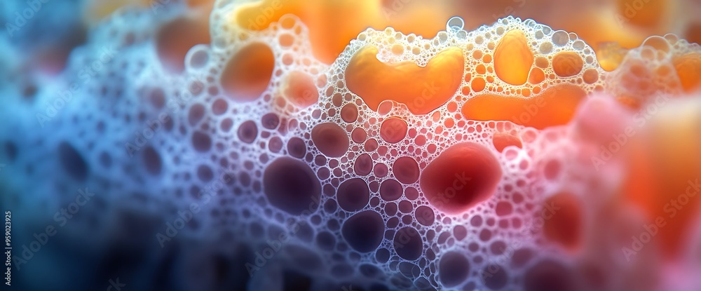 Close-up of colorful soap bubbles with a blurred background. Close-up of colorful soap bubbles with a blurred background.