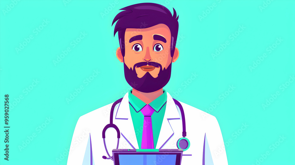 Doctor Patient And Discussion With Man Tablet Doctor Patient And Discussion With Man Tablet