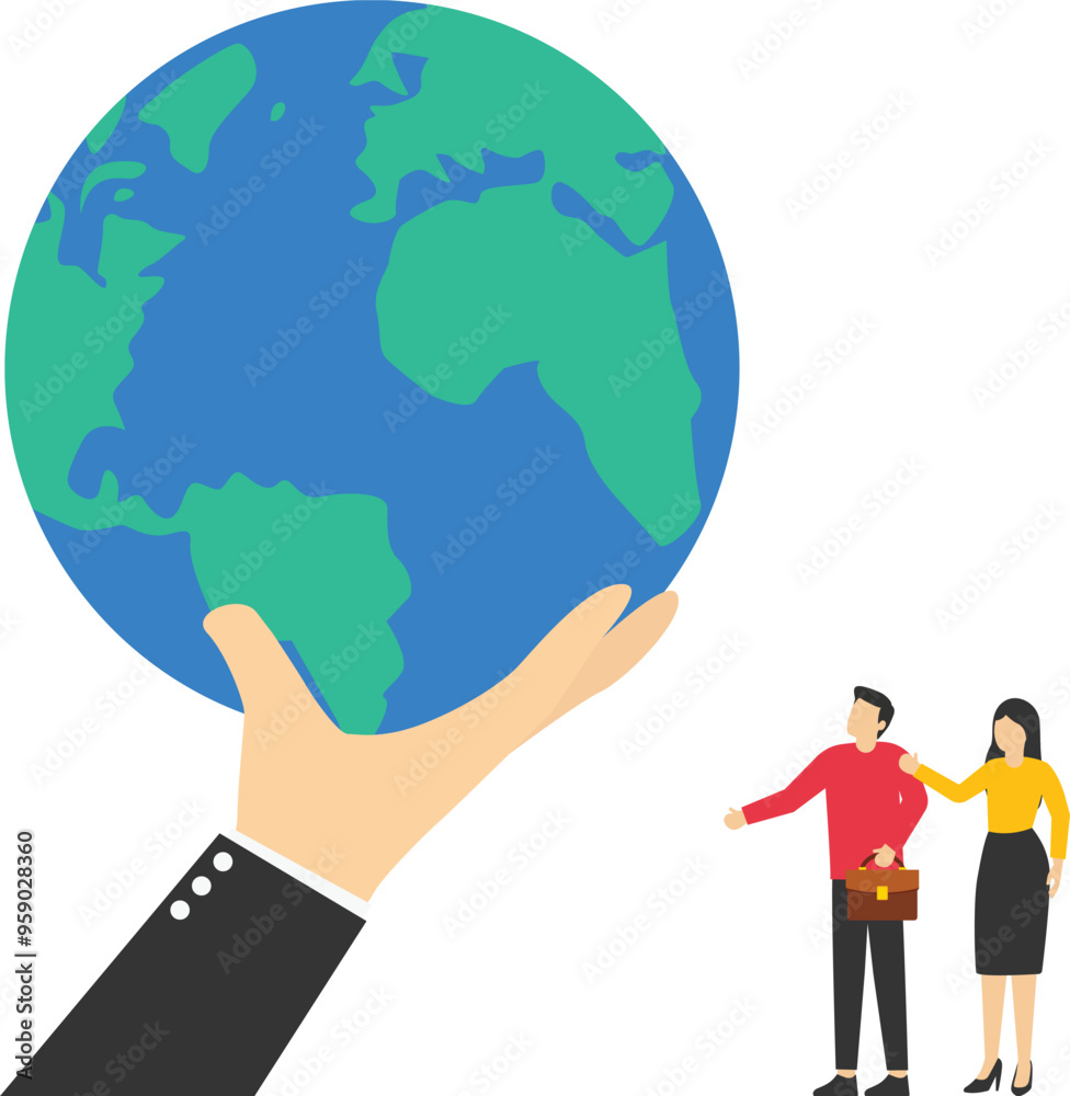 Career success. Ladder of success. Earth. Running on the growing world. Open the world of business. Modern vector illustration in flat style
Career success. Ladder of success. Earth. Running on the growing world. Open the world of business. Modern vector illustration in flat style