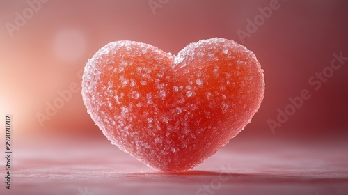 A Red Heart Shaped Candy