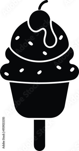 Ice Cream Silhouette