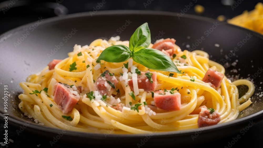 Carbonara paste. Carbonara paste.