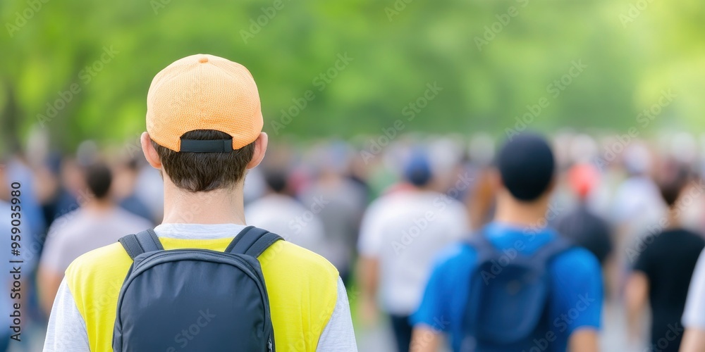 During the day, a massive throng of individuals in the metropolis scurry about their business, selectively focussing. During the day, a massive throng of individuals in the metropolis scurry about their business, selectively focussing.