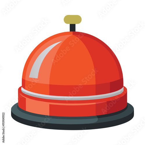 Illustration of Service Bell isolated on white