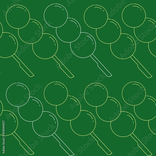 Photos Seamless pattern dango, Japanese food.