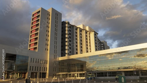 Generic Health Care Hospital Exterior Building