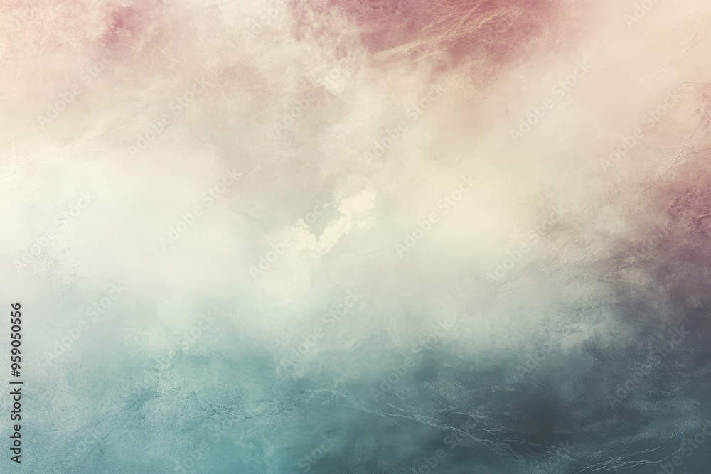 Fototapeta premium Abstract Watercolor Background with Pink, White, and Teal Colors