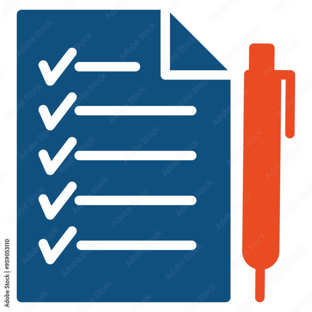 Fototapeta premium Evaluation Icon