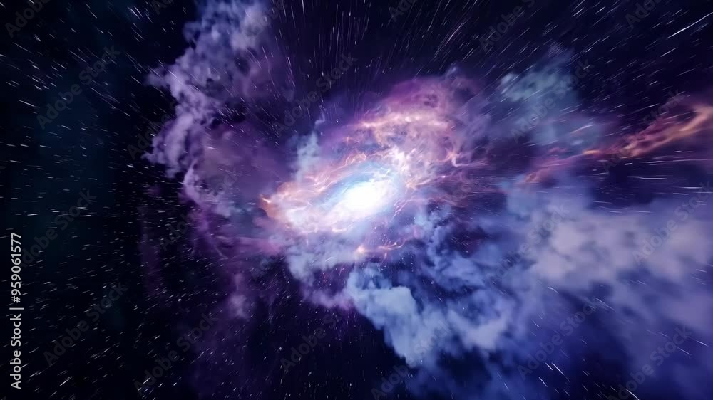 Moving nebulas space travel hyperlapse floating through galaxy stars planet universe cosmic travel outer space timelapse journey exploration nebula infinity colorful motion futuristic sci-fi explore