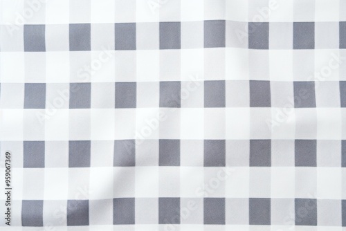 The gingham pattern on a White and white background 