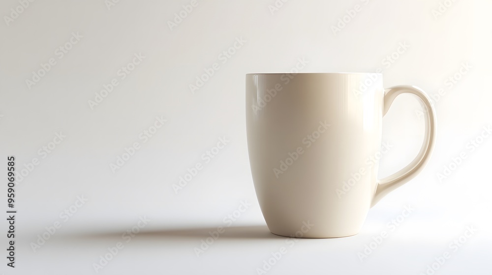 Simple Ceramic Mug: A single, unadorned ceramic coffee mug, centered on a white background, with a slight shadow for depth.
Simple Ceramic Mug: A single, unadorned ceramic coffee mug, centered on a white background, with a slight shadow for depth.