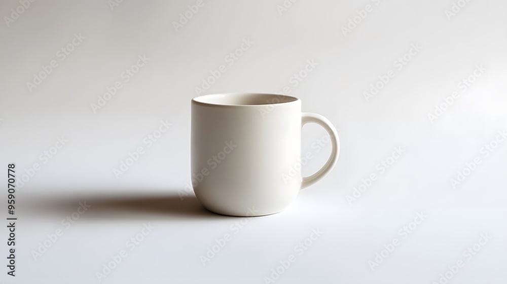 Simple Ceramic Mug: A single, unadorned ceramic coffee mug, centered on a white background, with a slight shadow for depth.
Simple Ceramic Mug: A single, unadorned ceramic coffee mug, centered on a white background, with a slight shadow for depth.
