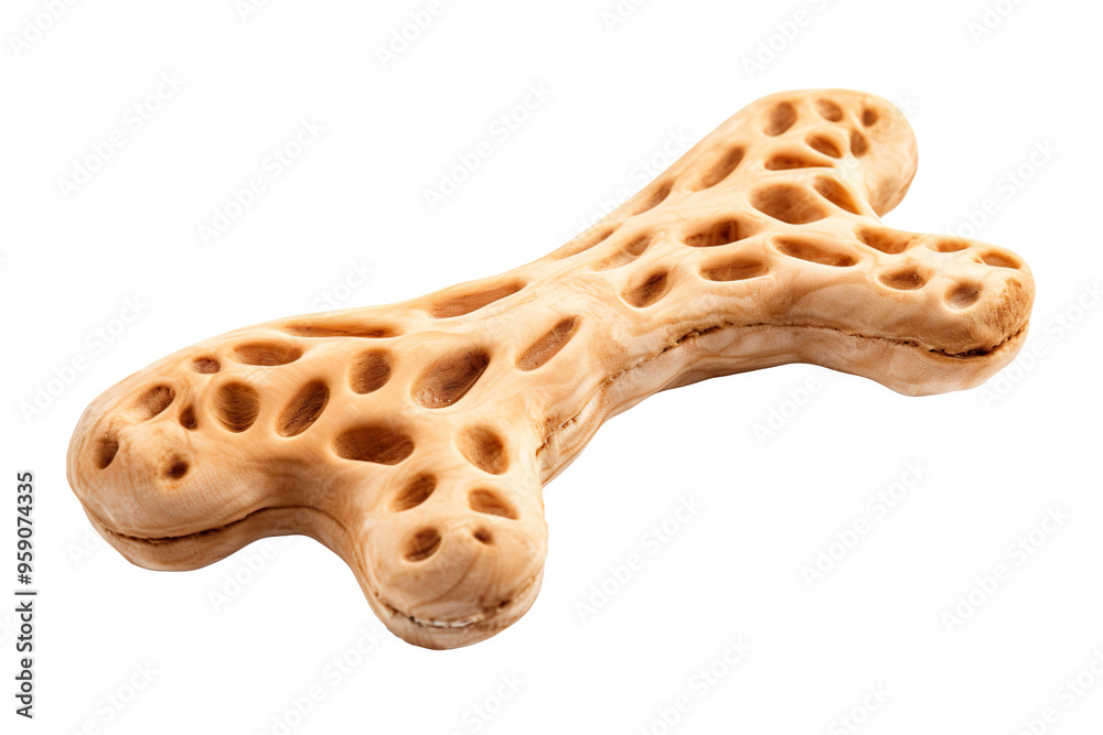 Bone shape dog cookie isolated on clear white and transparent background Bone shape dog cookie isolated on clear white and transparent background