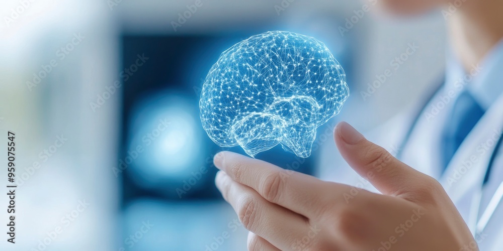 A doctor studies a simulated x-ray display with meticulous attention. The application of sophisticated technologies in medical diagnosis. A doctor studies a simulated x-ray display with meticulous attention. The application of sophisticated technologies in medical diagnosis.