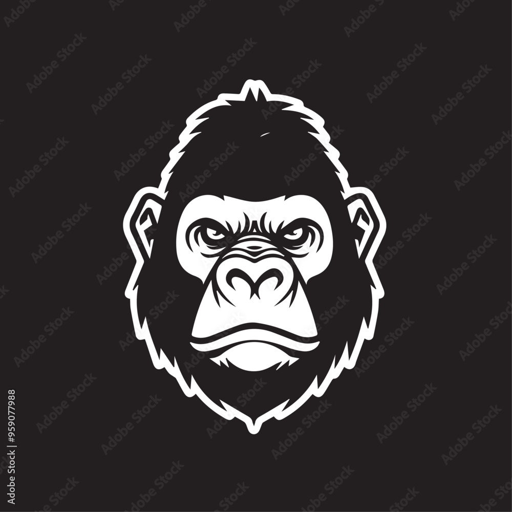 Gorilla in cartoon, doodle style . Image for t-shirt, web, mobile apps and ui. Isolated 2d vector illustration in logo, icon, sketch style, Eps 10, black and white. AI Generative Gorilla in cartoon, doodle style . Image for t-shirt, web, mobile apps and ui. Isolated 2d vector illustration in logo, icon, sketch style, Eps 10, black and white. AI Generative