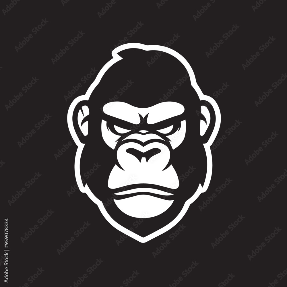 Gorilla in cartoon, doodle style . Image for t-shirt, web, mobile apps and ui. Isolated 2d vector illustration in logo, icon, sketch style, Eps 10, black and white. AI Generative Gorilla in cartoon, doodle style . Image for t-shirt, web, mobile apps and ui. Isolated 2d vector illustration in logo, icon, sketch style, Eps 10, black and white. AI Generative