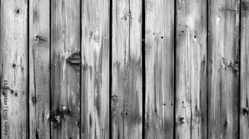 Fototapeta premium Black and White Wooden Texture