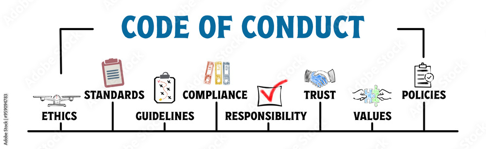 Fotografija Code of Conduct Concept