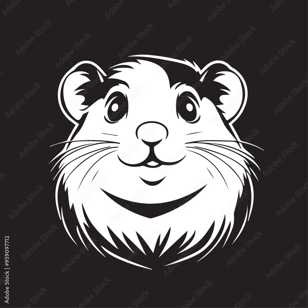 Hamster in cartoon, doodle style . Image for t-shirt, web, mobile apps and ui. Isolated 2d vector illustration in logo, icon, sketch style, Eps 10, black and white. AI Generative Hamster in cartoon, doodle style . Image for t-shirt, web, mobile apps and ui. Isolated 2d vector illustration in logo, icon, sketch style, Eps 10, black and white. AI Generative