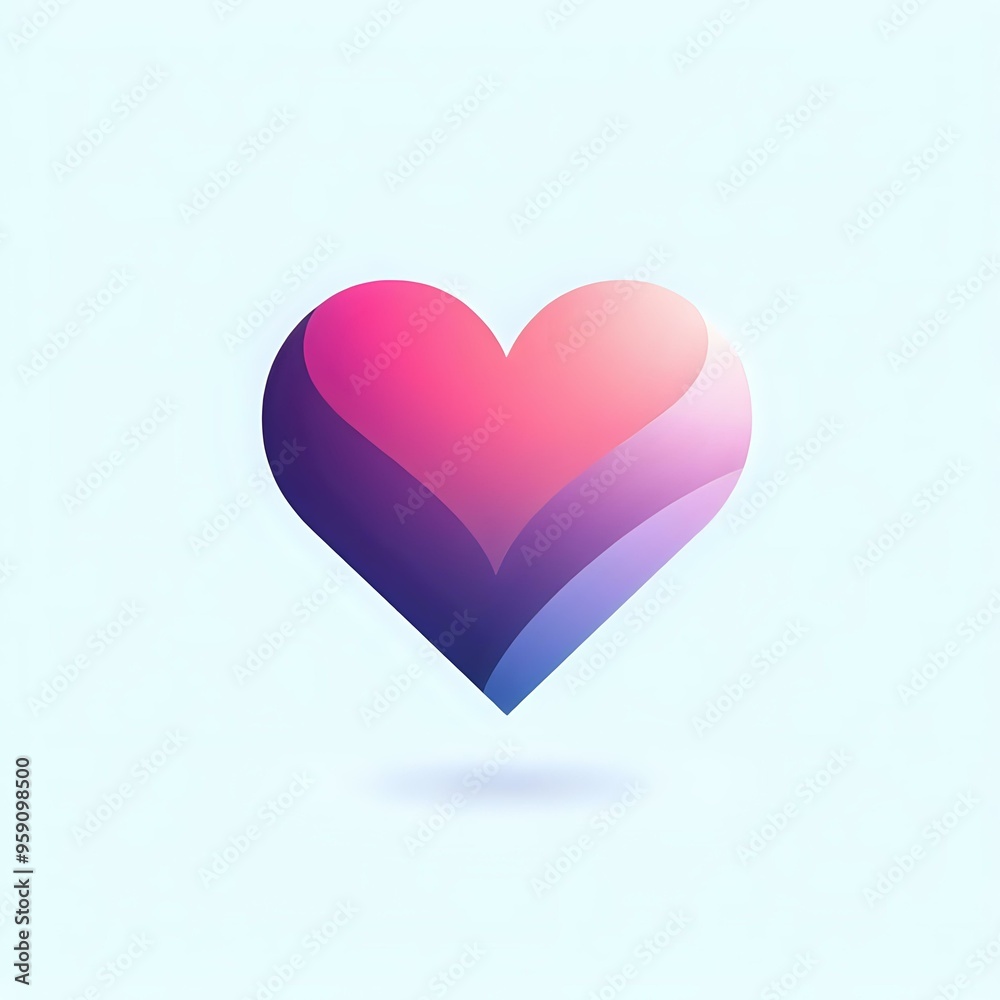heart shape on blue background heart shape on blue background