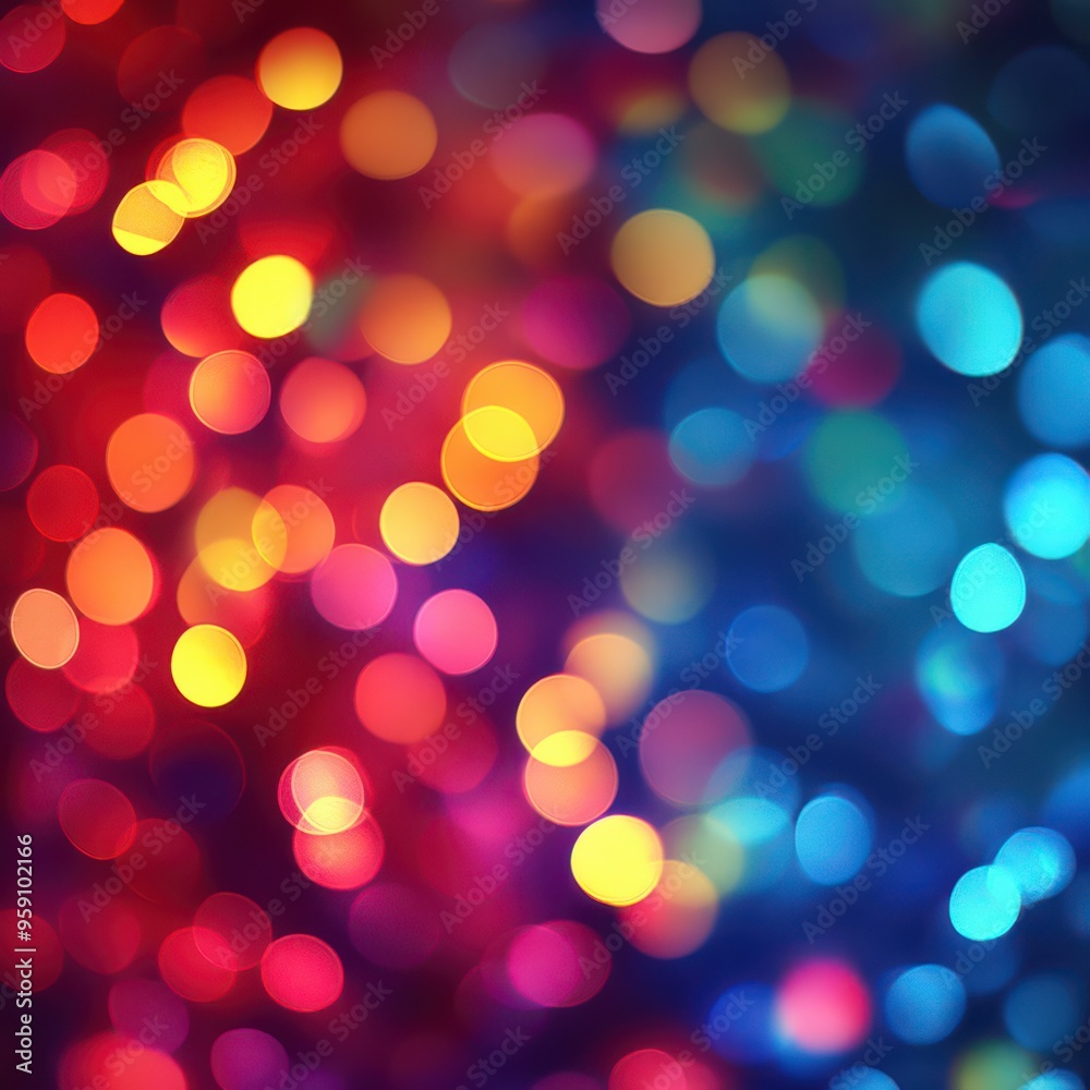 Dreamy Multicolored Christmas Bokeh Dreamy Multicolored Christmas Bokeh