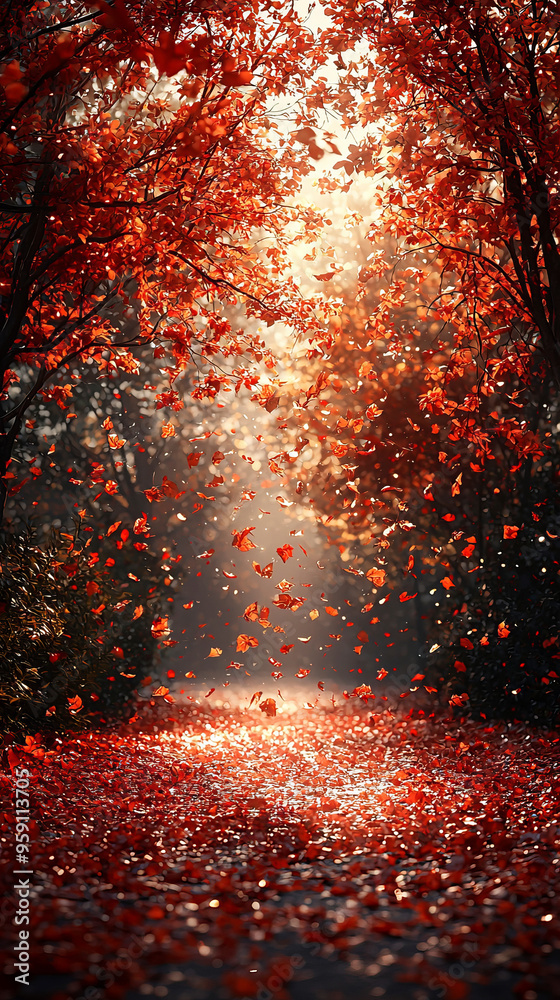 Autumn background, fall background. AI generative Autumn background, fall background. AI generative