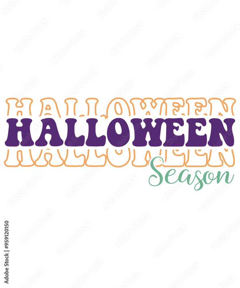 Fototapeta premium Halloween Season Retro Groovy Vintage, Halloween spooky teacher ghost shirt, groovy teacher shirt, Halloween Pumpkin Shirt, Boos Women Ghost Cute, ghoulish theme party, Retro, Shirt Print Template