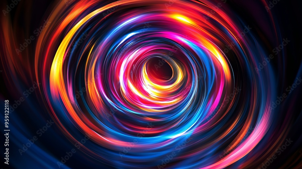 Sci-fi concept spiral background Sci-fi concept spiral background