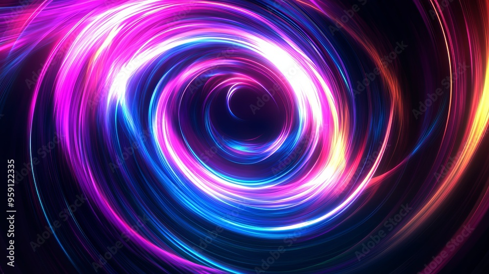 Sci-fi concept spiral background Sci-fi concept spiral background