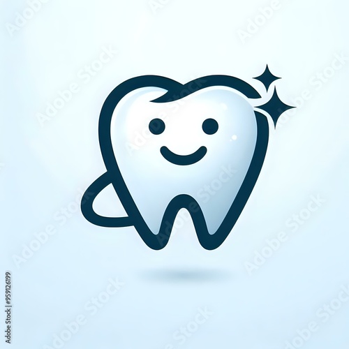 happy tooth icon