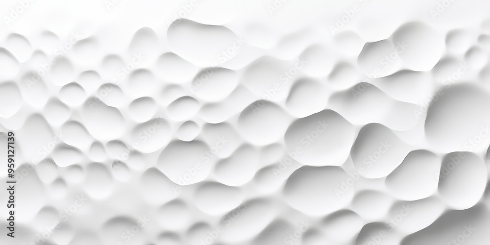 Naklejka premium A white surface with a hammered texture, giving it a slightly uneven and dimpled appearance. The texture adds a tactile quality and visual complexity to the clean white background.