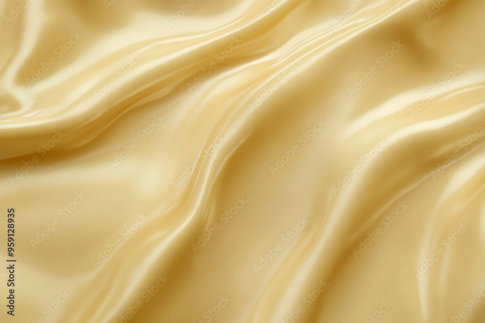 Fototapeta premium A light honey-colored surface with a smooth, polished texture. The warm, golden tone and sleek texture add a modern and inviting feel to the background.