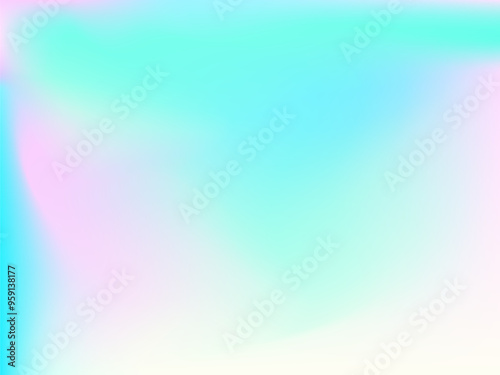 Abstract blurred gradient mesh background. Colorful smooth banner template.Trendy creative vector. Intense blank Holographic spectrum gradient for cover.