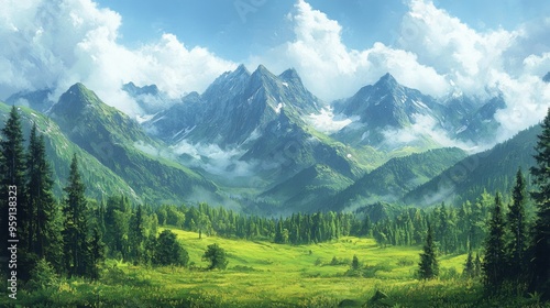 Majestic Mountain Landscape