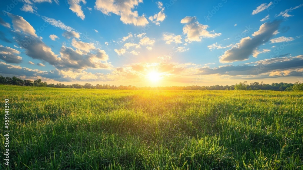 Sunlit Meadow Serenity