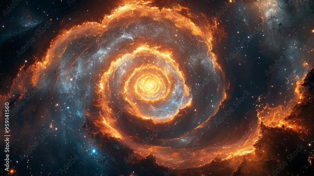 Glowing Cosmic Spiral,
galaxy Glowing Cosmic Spiral,
galaxy