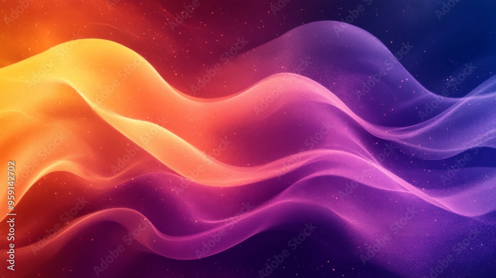 Obraz premium Abstract colorful waves