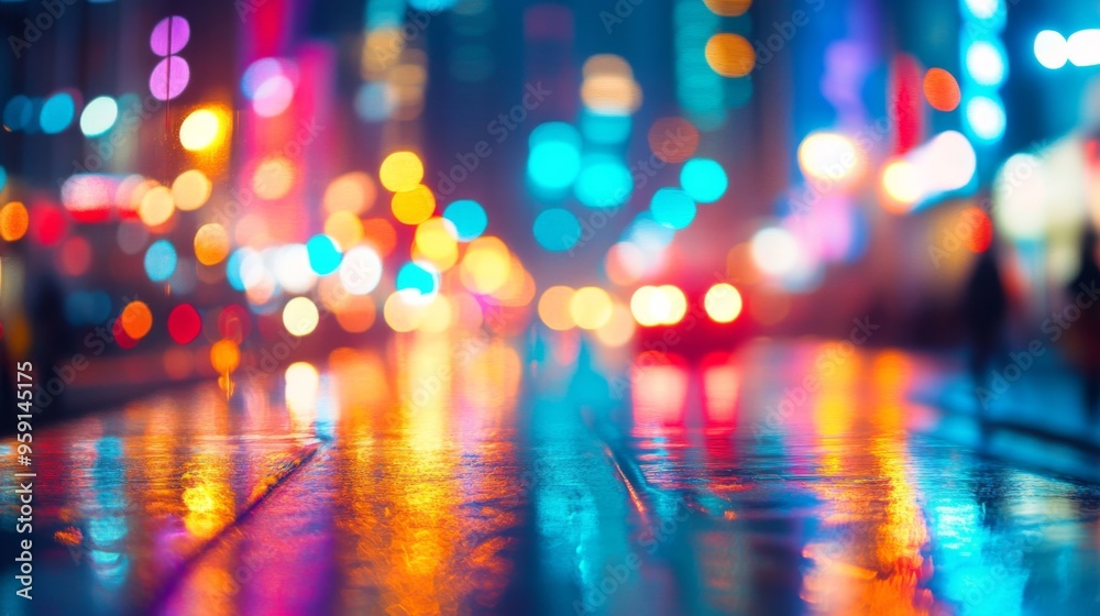 Abstract Bokeh City Lights Abstract Bokeh City Lights