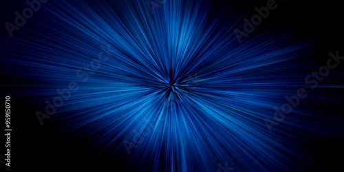 blue abstract background with rays