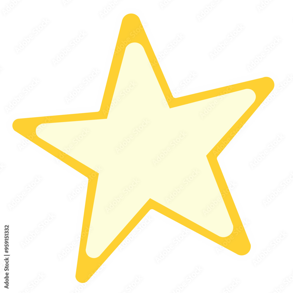 Hand drawn Doodle Star Sticker Hand drawn Doodle Star Sticker